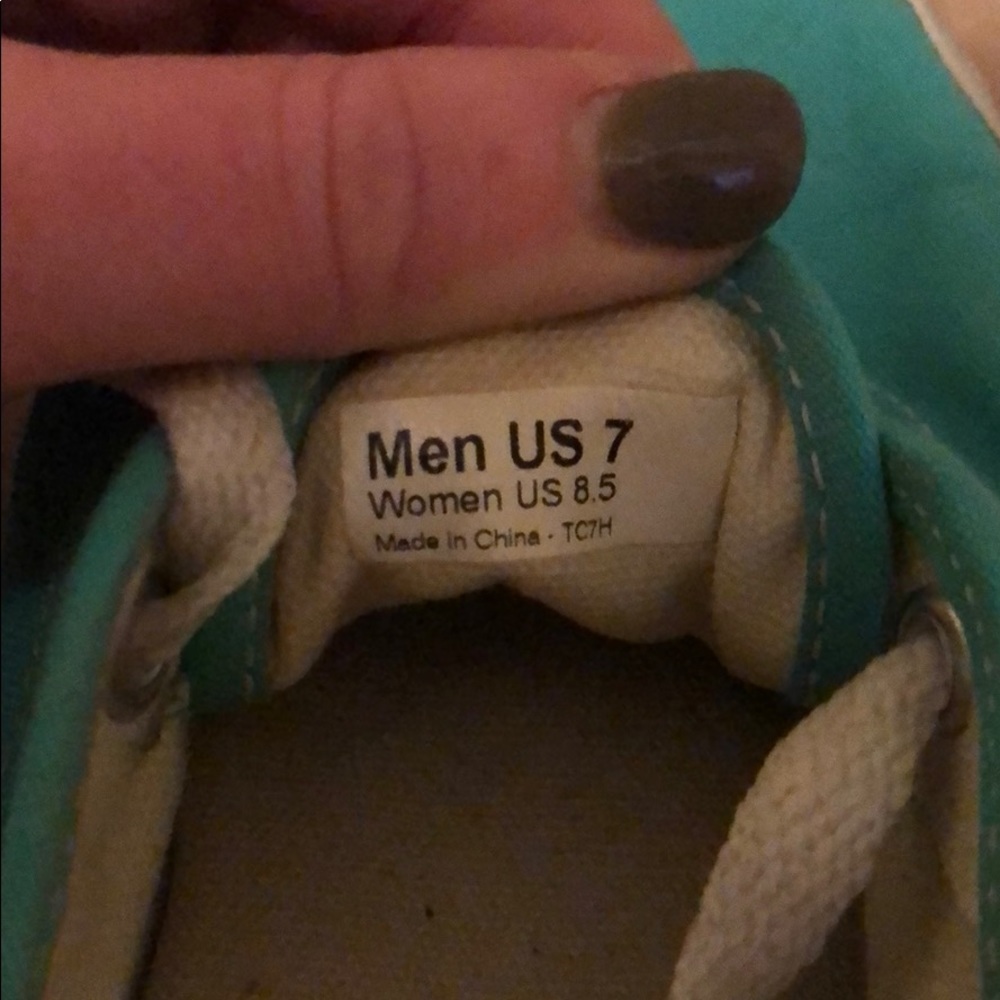 Turquoise vans - Picture 2 of 2